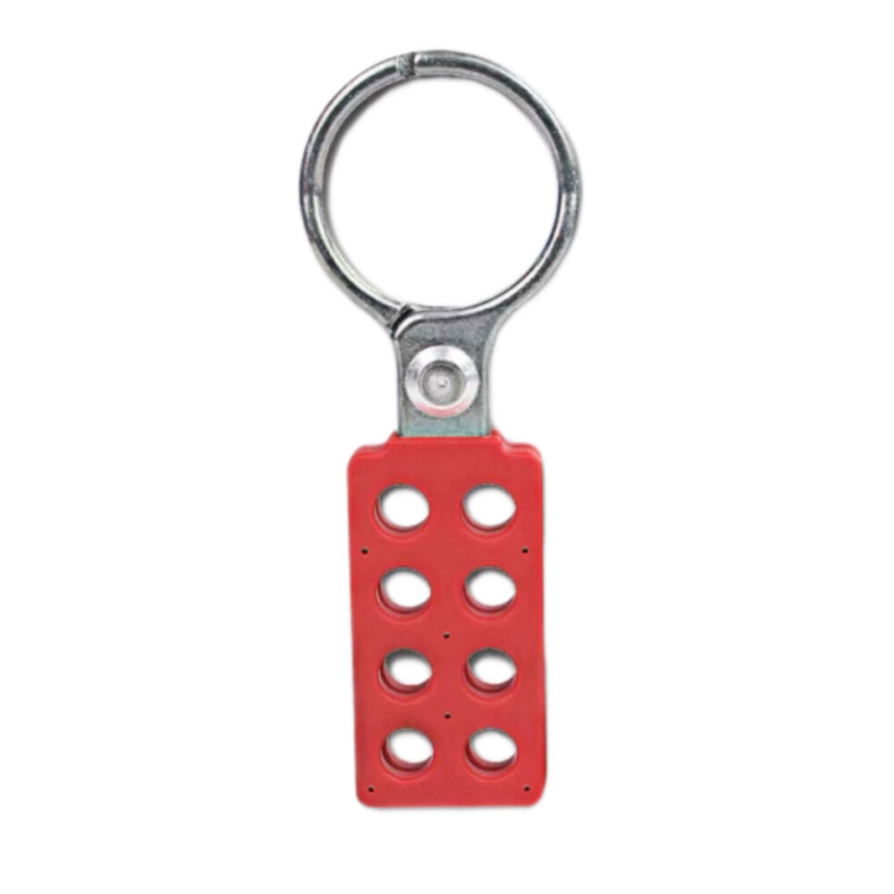 Zinc alloy hasp lock, model ZH02, hook diameter 1.50 inch, lock hole diameter 0.33 inch, holds 8 padlocks