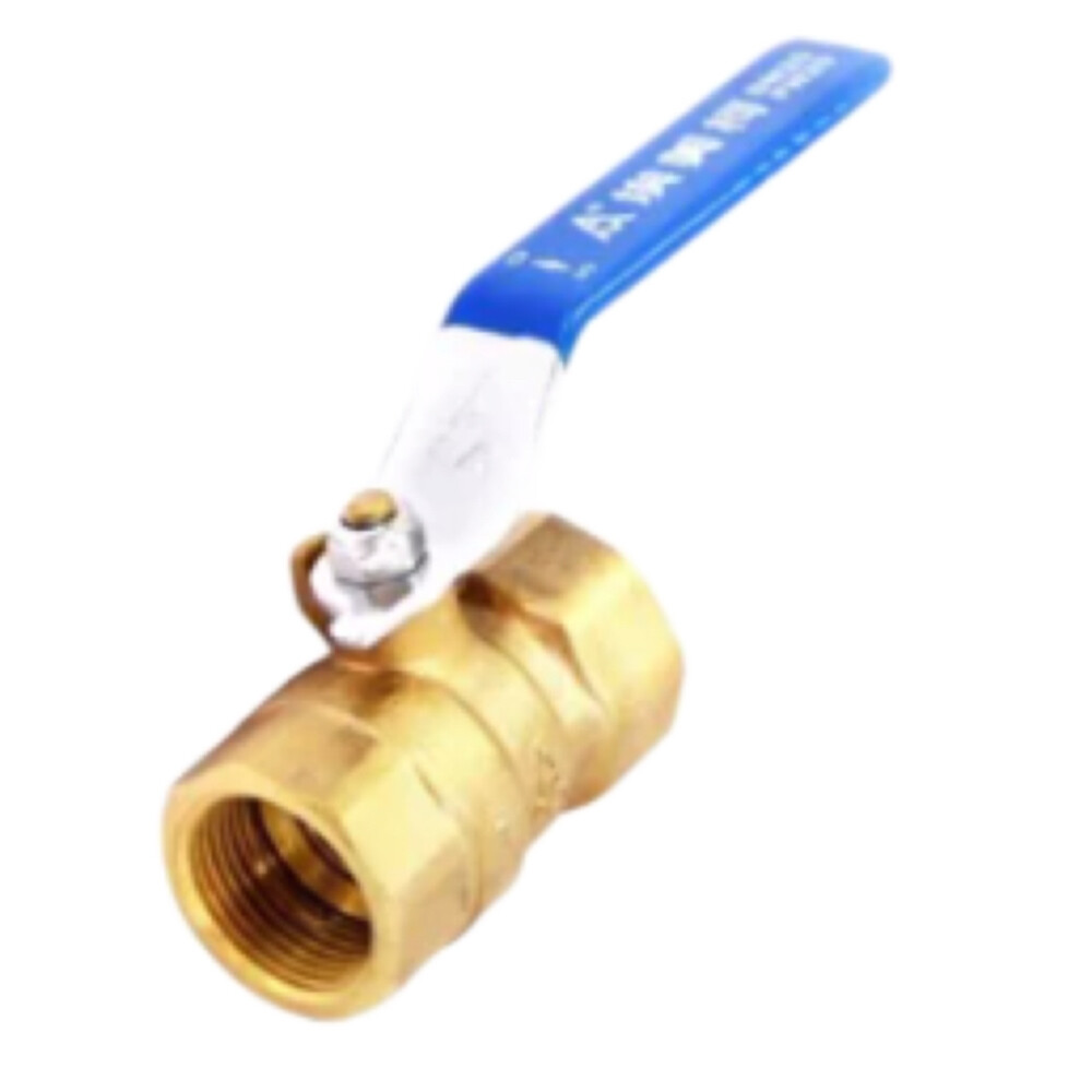 Brass Ball Valve, DN40, 1.57 in Nominal Diameter, 16 bar Nominal Pressure, NPT Internal Thread