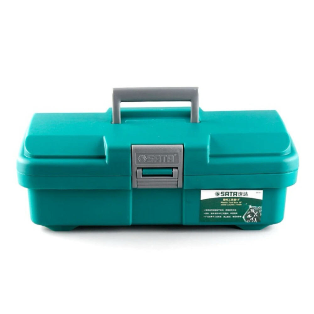 Plastic toolbox, model 95161, 15 inch, length 15.20 inch, width 7.95 inch, height 5.51 inch
