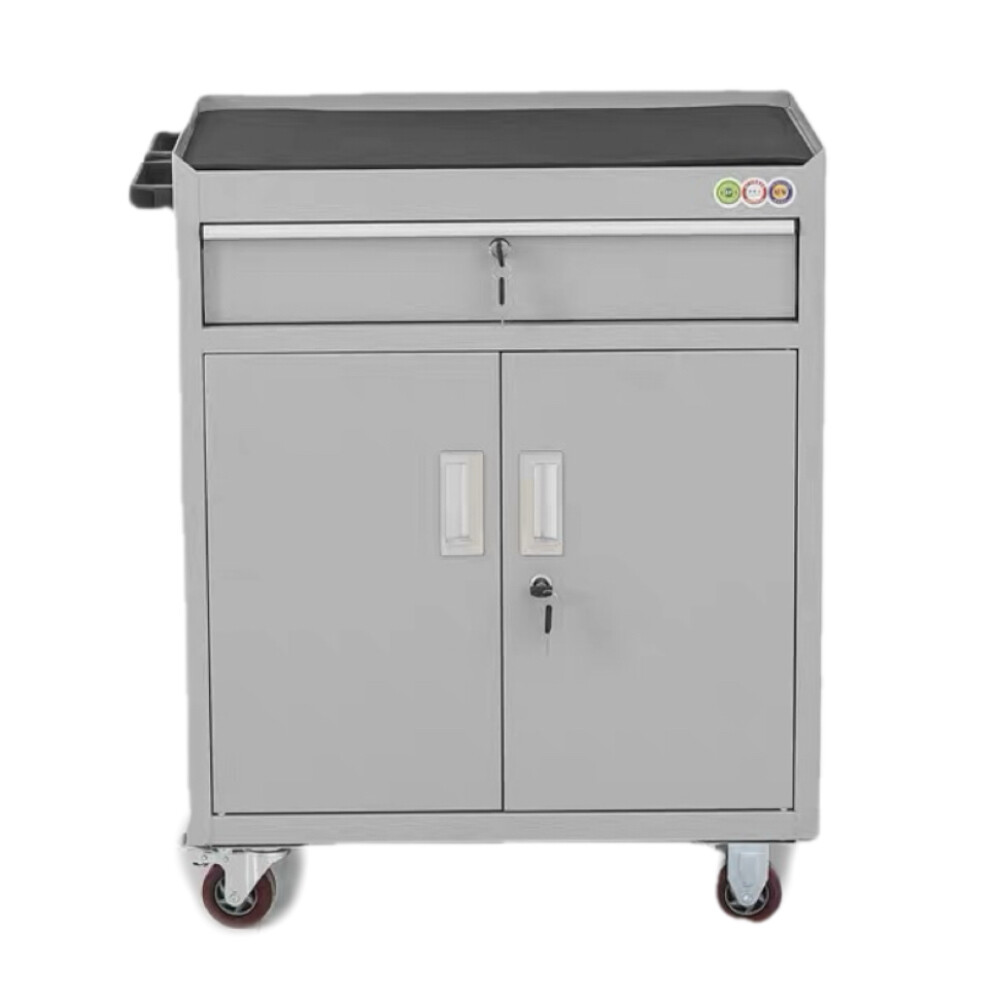 Heavy duty tool cart, TH221, one drawer, length 24.80 inch, width 15.75 inch, height 31.89 inch, load capacity 220.46 pound