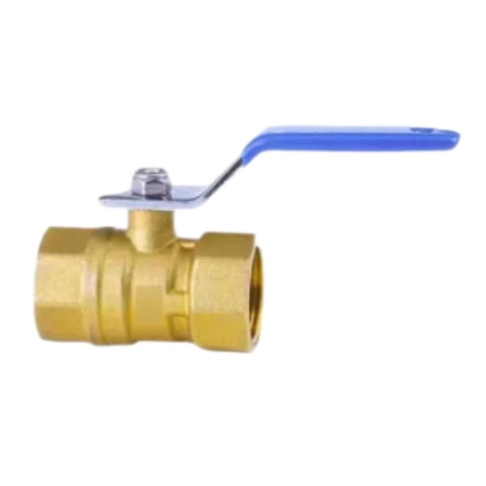 Brass Threaded Ball Valve, DN15, 0.59 in Nominal Diameter, 16 bar Nominal Pressure, NPT Internal Thread