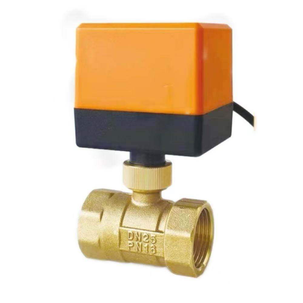 Brass Internal Thread Electric Two Way Ball Valve, DN50, 2 in Nominal Diameter, 3.66 in Length, 16 bar Nominal Pressure, AC 220 V