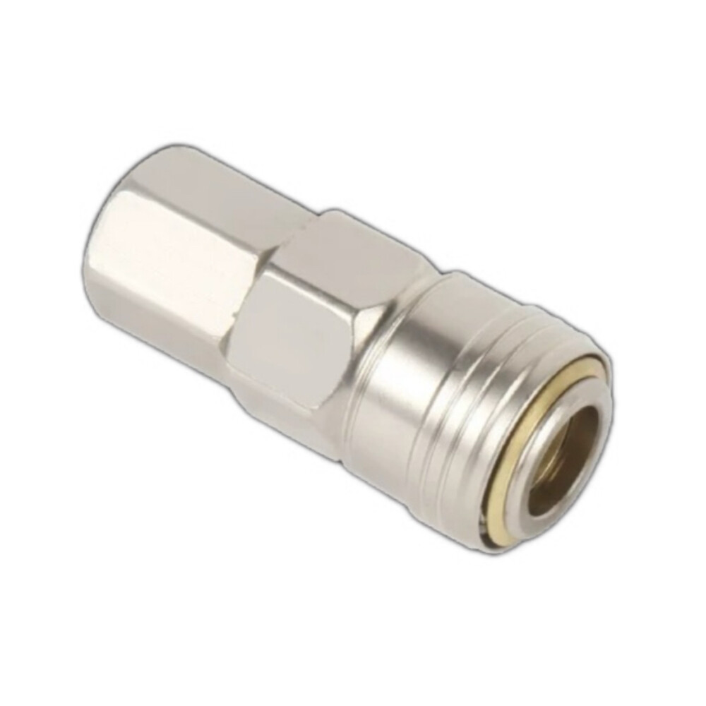 304 stainless steel C type self locking quick coupling female socket, SF40, one half inch NPT female thread