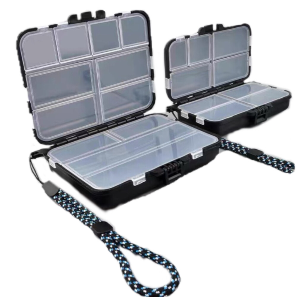 Hardware parts storage box, double layer organizer, 12 grid box, 9 grid box, with 2 pcs