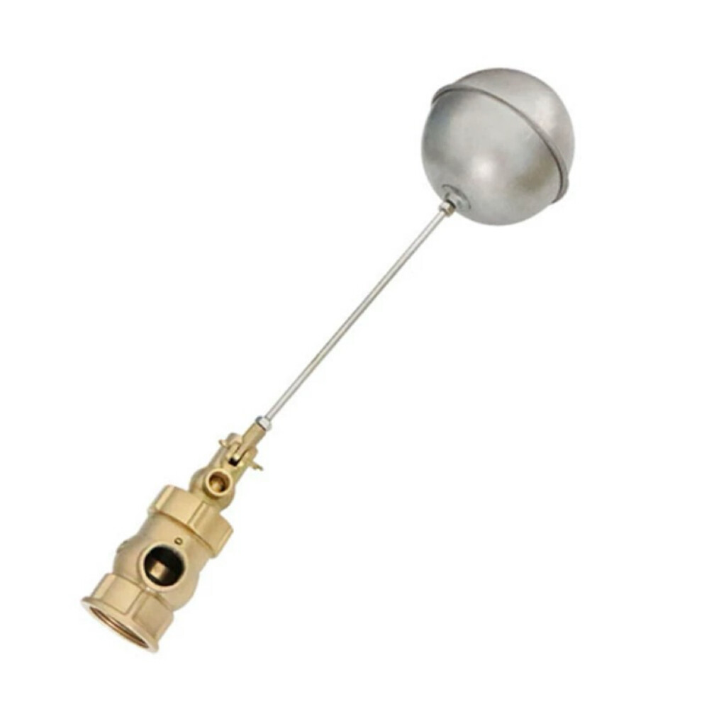 Brass Float Ball Valve, DN25, 1 in Nominal Diameter, 16 bar Nominal Pressure, NPT Internal Thread