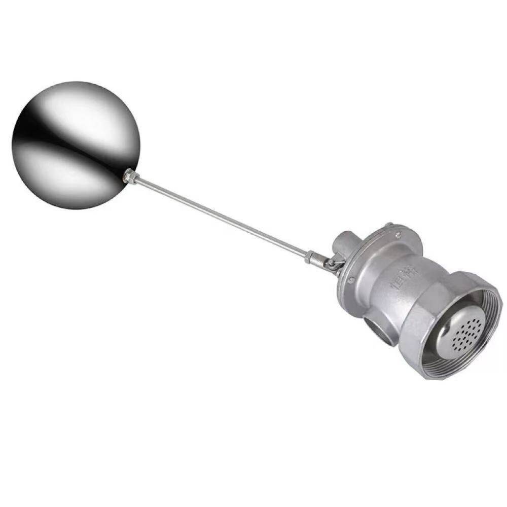 Brass Float Ball Valve, DN50, Stainless Steel Small Hole, 1.97 in Nominal Diameter, NPT Internal Thread