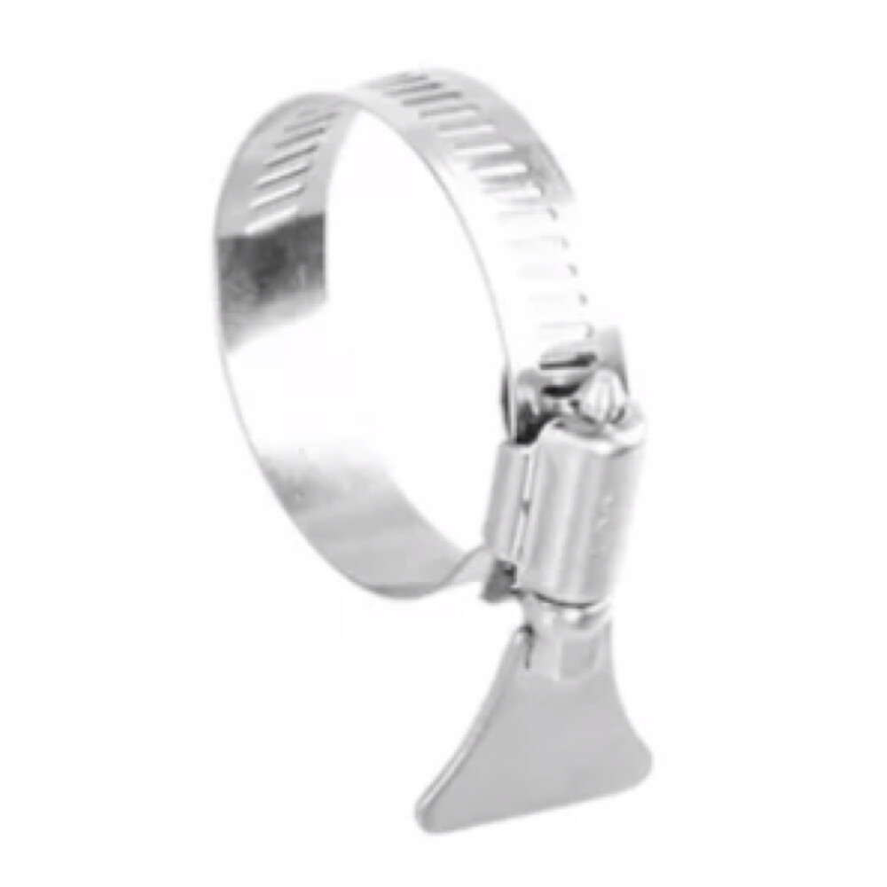 American hose clamp, JB T8870, stainless steel 201, width 0.47 inch, diameter range from 3.58 inch to 4.49 inch