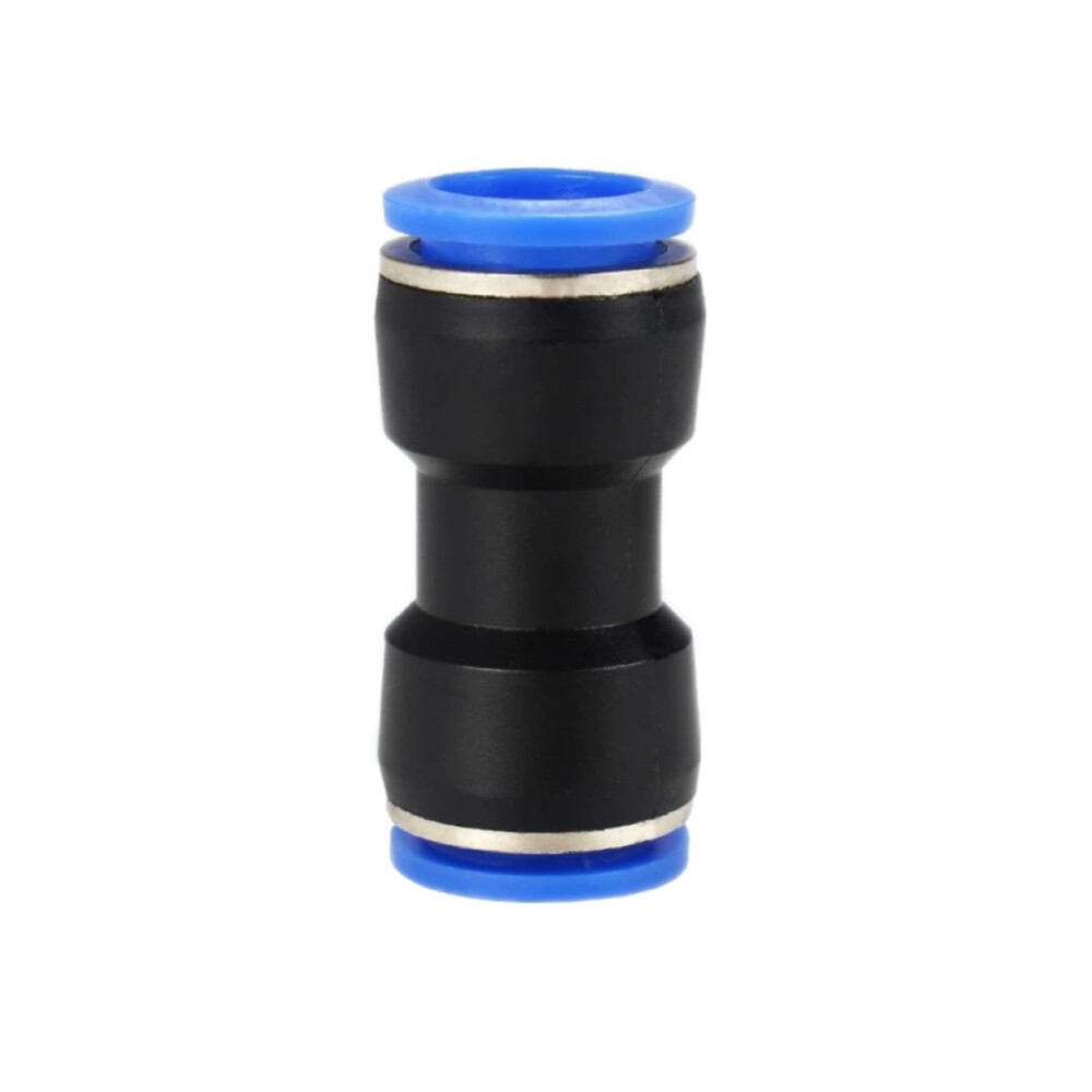 Straight quick connector, PU10, tube outer diameter 0.39 inch, plastic