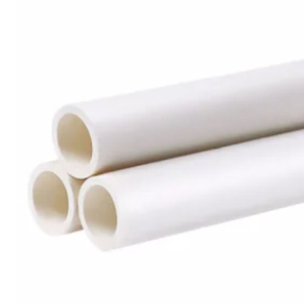 PVC Electrical Conduit, Type B, DN25, 1 in Nominal Diameter, 0.06 in Thickness, 6.23 ft Length, White