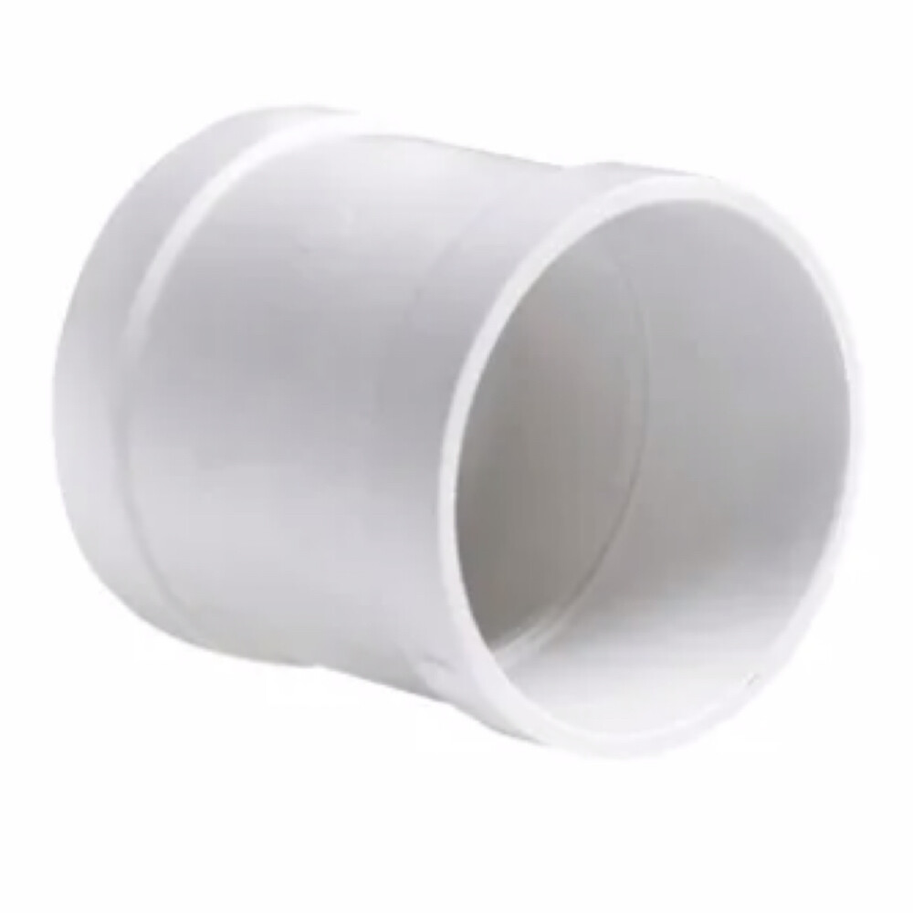 PVC Drainage Coupling, dn50, 2 in Nominal Diameter, White