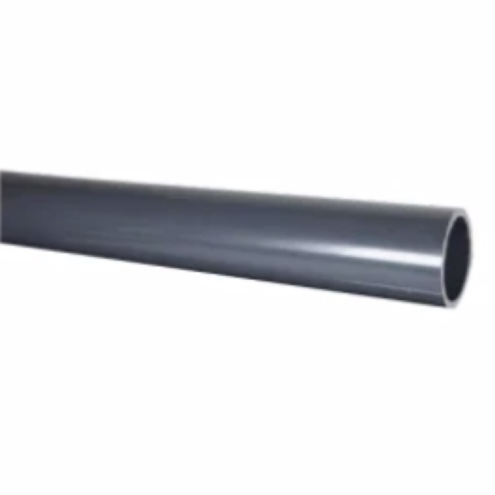 UPVC Chemical Pipe, DN20, 0.79 in Nominal Diameter, 0.09 in Thickness, 13.12 ft Length, 1.6 MPa, Outer Diameter 1 in, Chemical Fitting