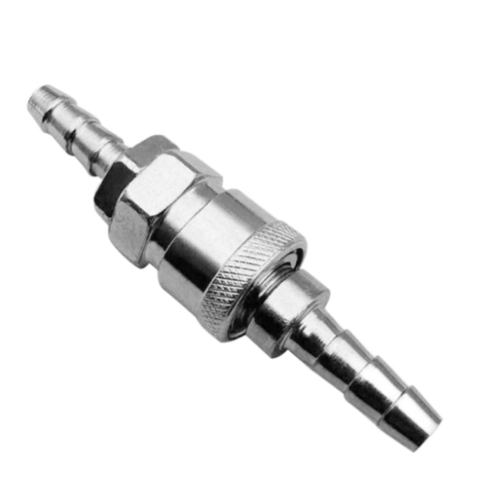 Carbon Steel C Type Self Locking Quick Connector Set, SP PP10, 0.125 in Internal Thread, 0.24 in to 0.16 in Hose, Male Female Head Combo