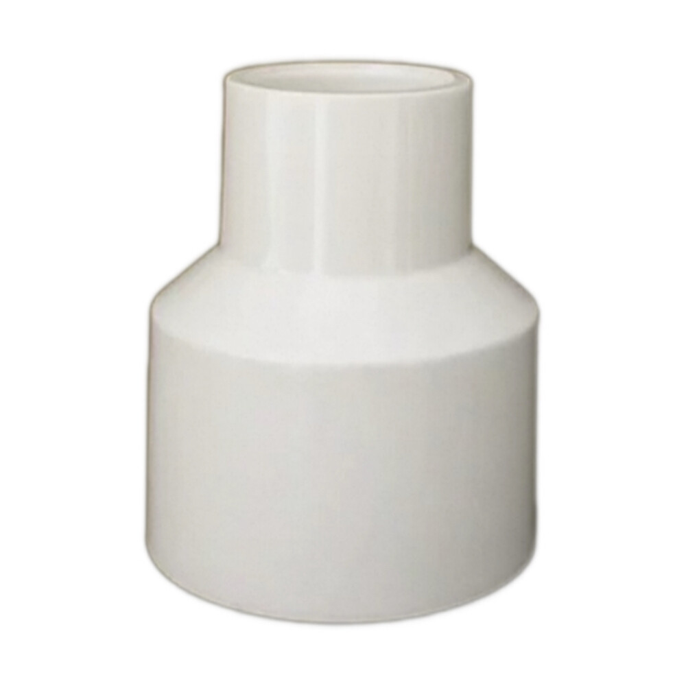 PVC Water Supply Reducing Coupling, 3 in to 1.97 in, White