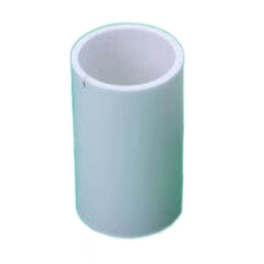 PVC Pipe Coupling, 1 in Nominal Diameter, Milky White, Pkg Qty 200