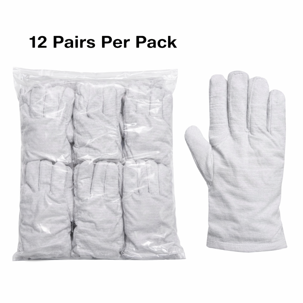 Welding Gloves, Heat and Abrasion Resistant, Cotton Lined, Durable Work Gloves for Welding and Handling, Pkg Qty 12