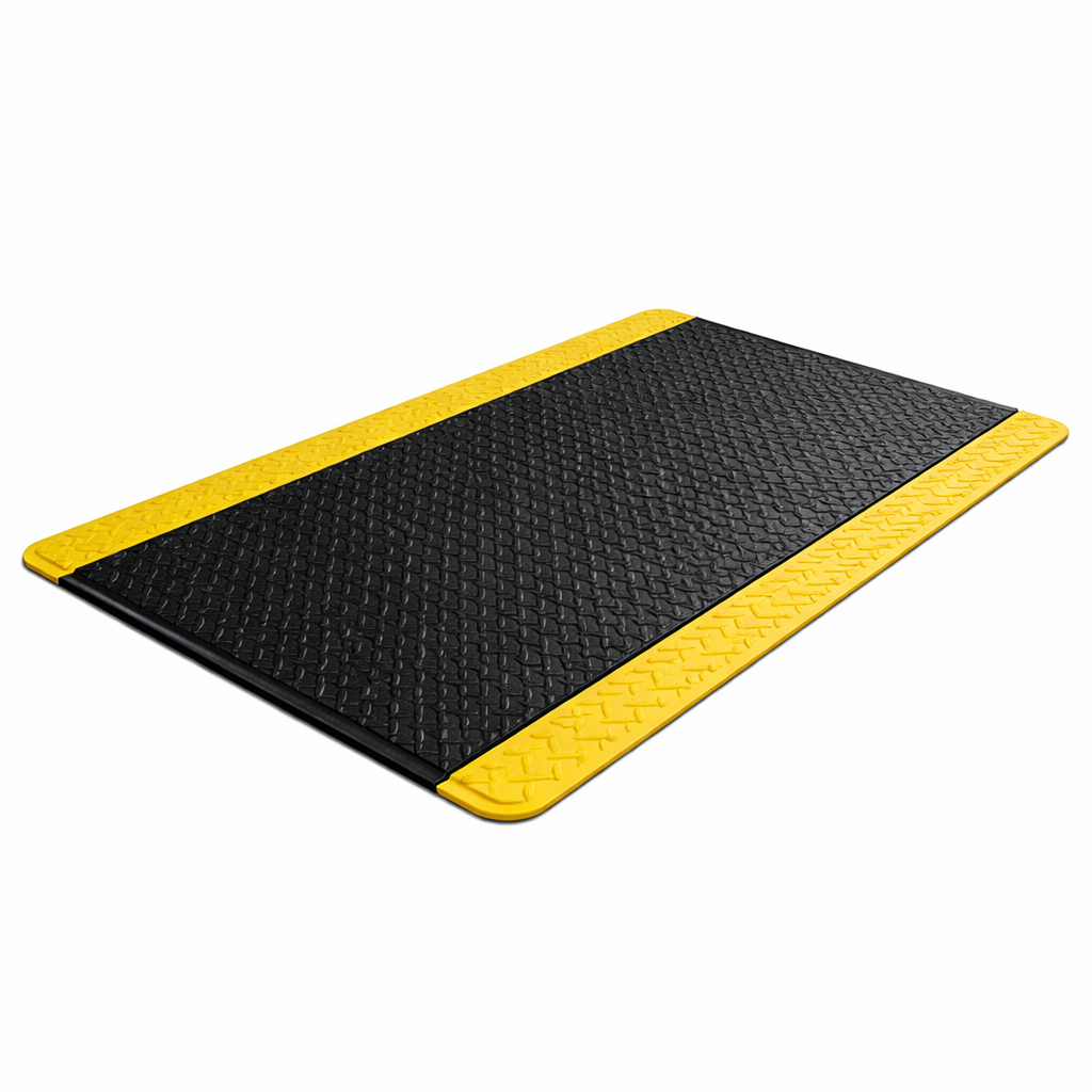 Anti Fatigue Mat, Two Layer PVC Construction, Fatigue Reduction Performance, 24 in by 36 in