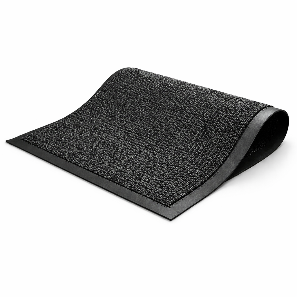 Entrance Floor Mat, Polypropylene Pile with PVC Backing, Slip Resistant Performance, 24 in by 36 in
