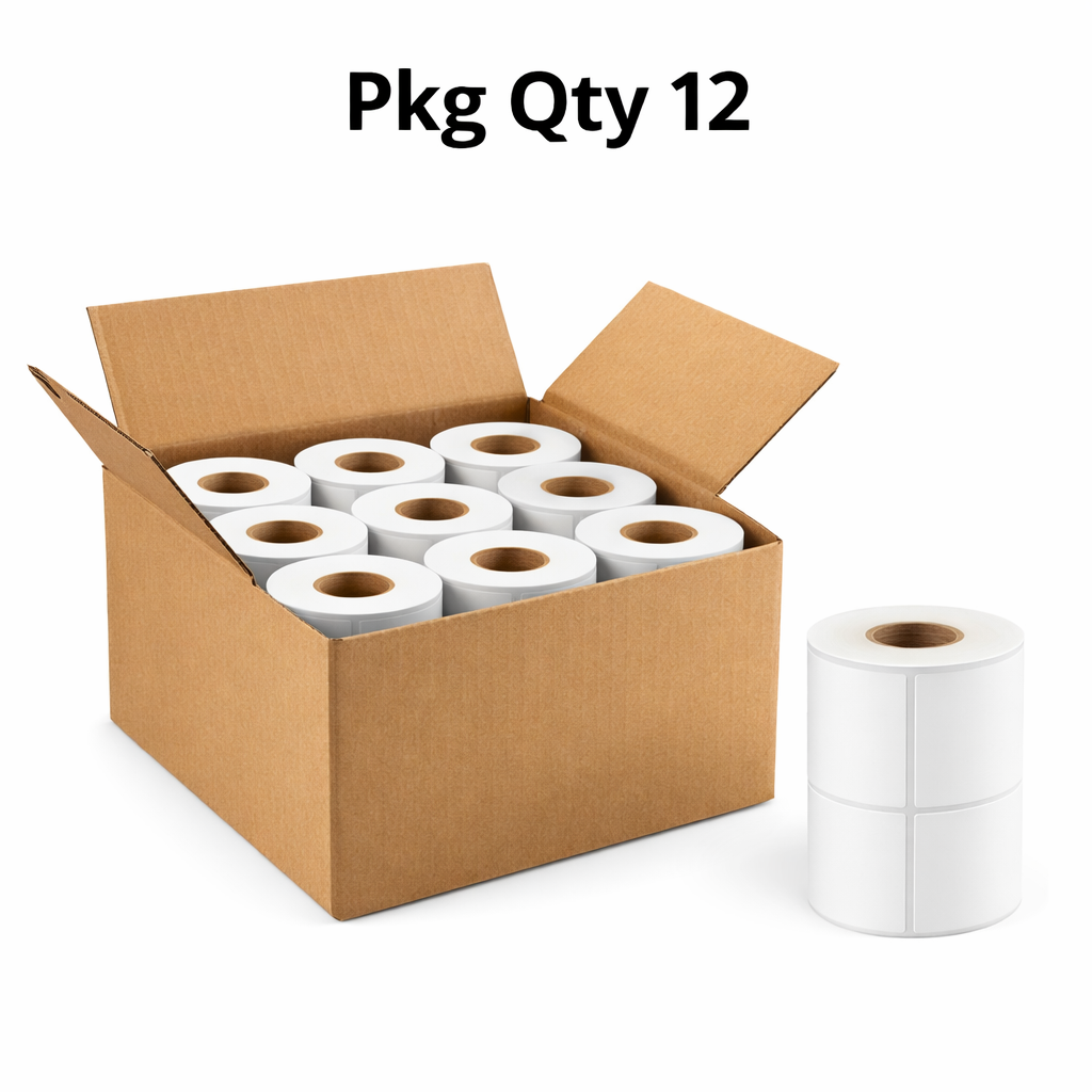 Industrial Labels, Paper, Permanent Adhesive, Pkg Qty 50 - MROport