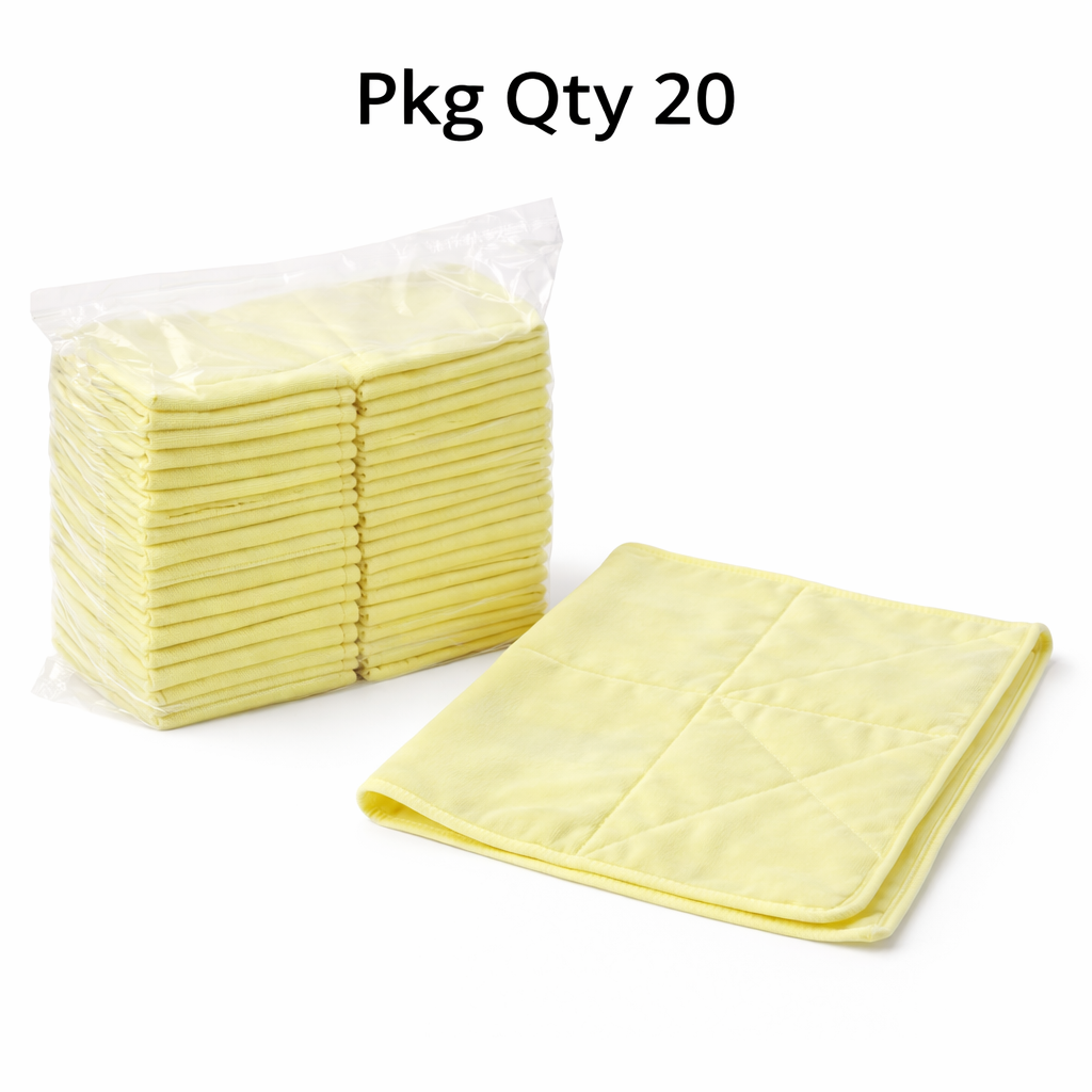 Polyester Cleaning Pads, 15.75" x 23.62", High Absorbency for Cleanroom Environments, Pkg Qty 20